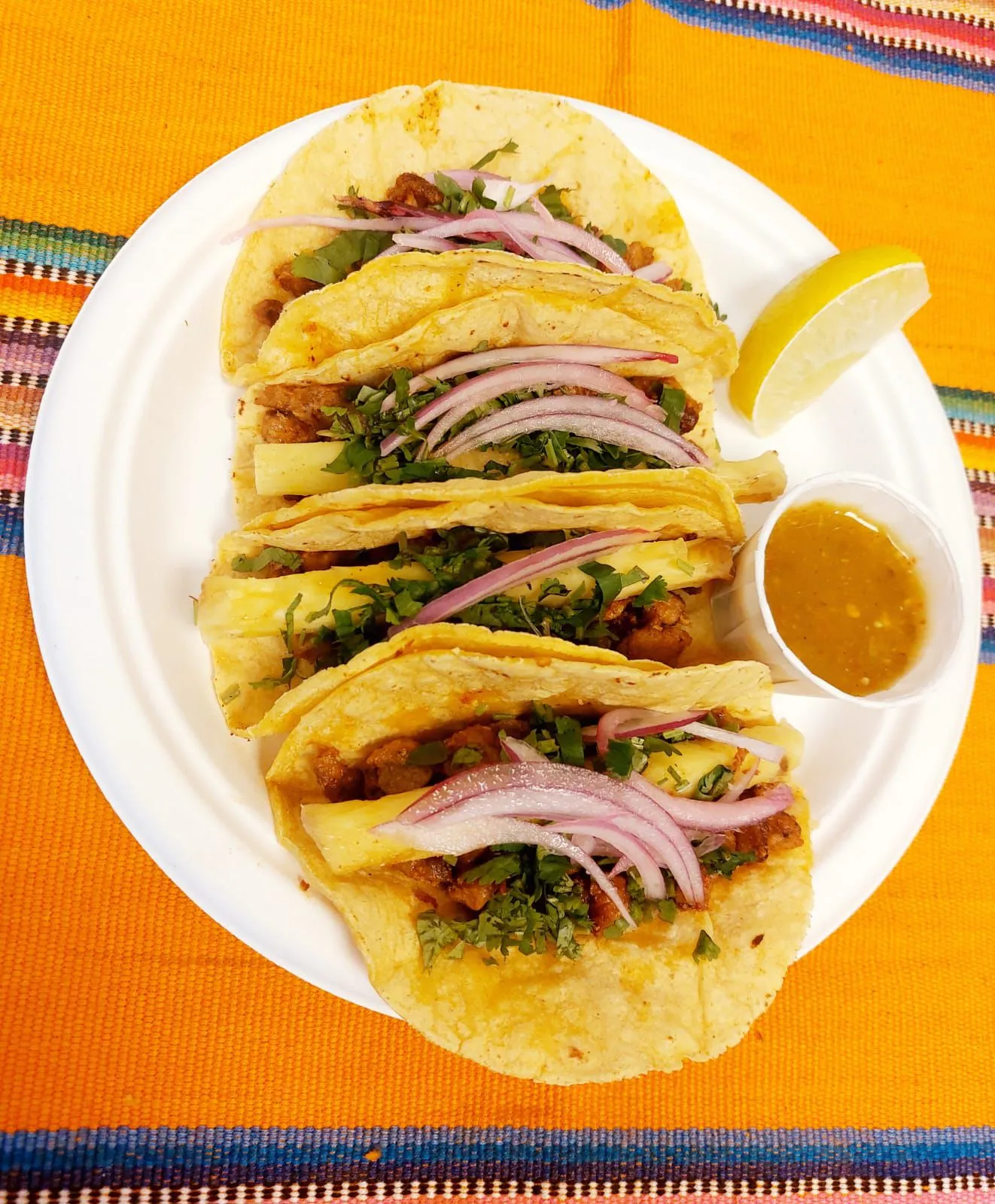 Tacos al pastor and Mexican specialties at PiKanté Bountiful Farmers Market